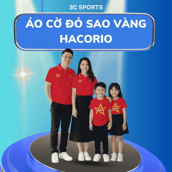 Áo cờ đỏ sao vàng Hacorio