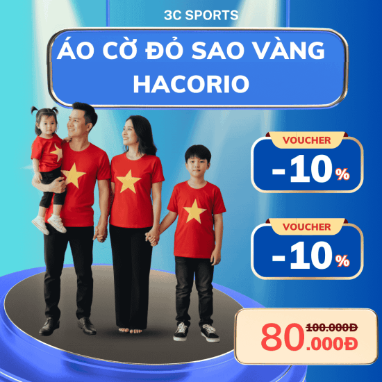 Áo cờ đỏ áo vàng không cổ